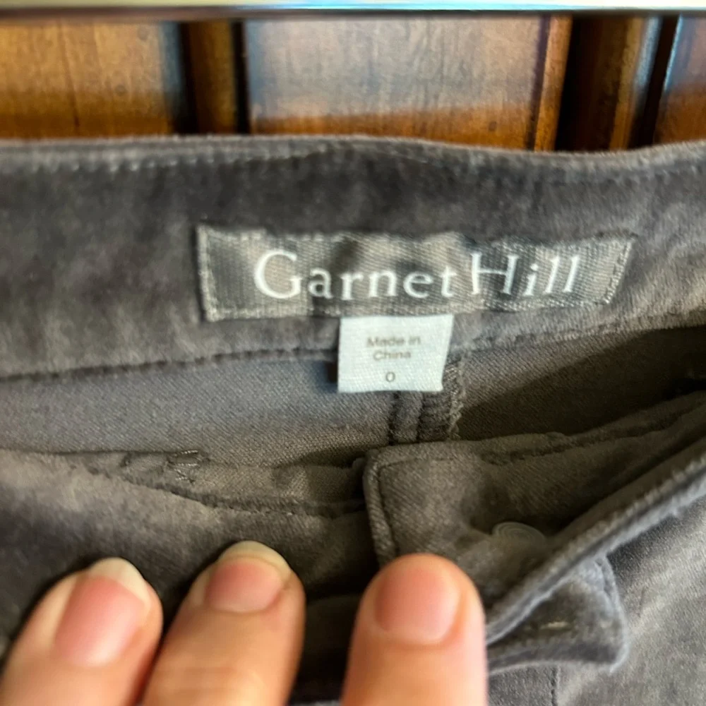NWOT Garnet Hill Velvet Skirt Size 0